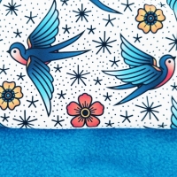 W1 1Swallow blue maximale ruglengte 46 cm (bolle rug/windhond)