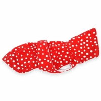 IG1 Polkadot red maximale ruglengte 38 cm (bolle rug/windhond)