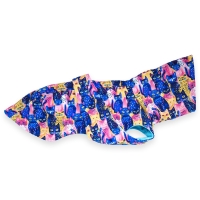 W2 Cats Blue maximale ruglengte 50cm (bolle rug/windhond)