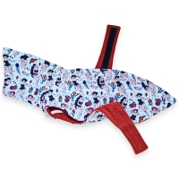 W2 Pin-Up maximale ruglengte 50cm (bolle rug/windhond)