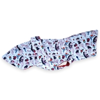 W2 Pin-Up maximale ruglengte 50cm (bolle rug/windhond)