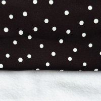 W4 Polkadot Black maximale ruglengte 58cm (bolle rug/windhond)