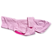 W GH1 Pink Polkadot maximale ruglengte 68cm (bolle rug/windhond)