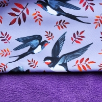 W GH2 Swallow Purple maximale ruglengte 68cm (bolle rug/windhond)