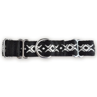 Martingale halsband - Black Diamond - 2,5 cm