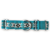 Martingale halsband - Mosaic Turquoise - 2 cm of 2,5 cm