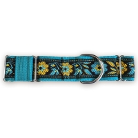 Martingale halsband - Botanical Gold - 4 cm