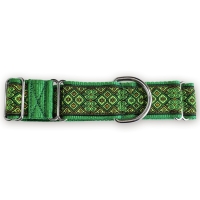 Martingale halsband - Emerald Mosaic - 4 cm