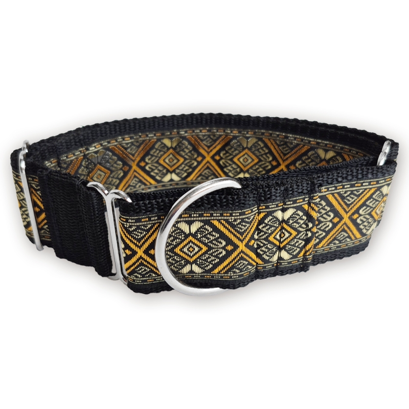 Martingale halsband - Heritage Gold - 4 cm Martingale halsband - Heritage Gold - 4 cm