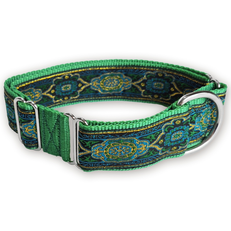 Martingale halsband - Peacock - 4 cm Martingale halsband - Peacock - 4 cm