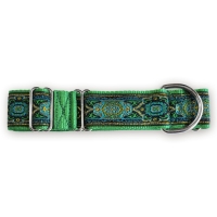 Martingale halsband - Peacock - 4 cm
