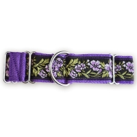 Martingale halsband - Midnight Rose &ndash; Violet - 4 cm
