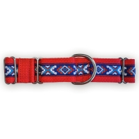 Martingale halsband - Canyon Sky - Red - 4 cm