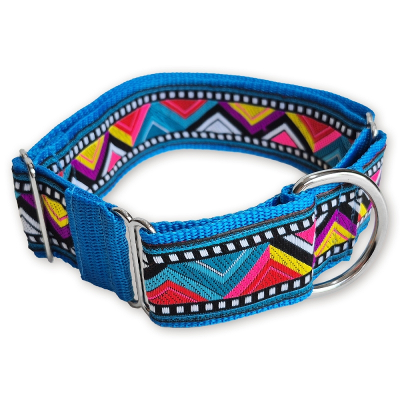 Martingale halsband - Chevron Fiesta - 4 cm Martingale halsband - Chevron Fiesta - 4 cm