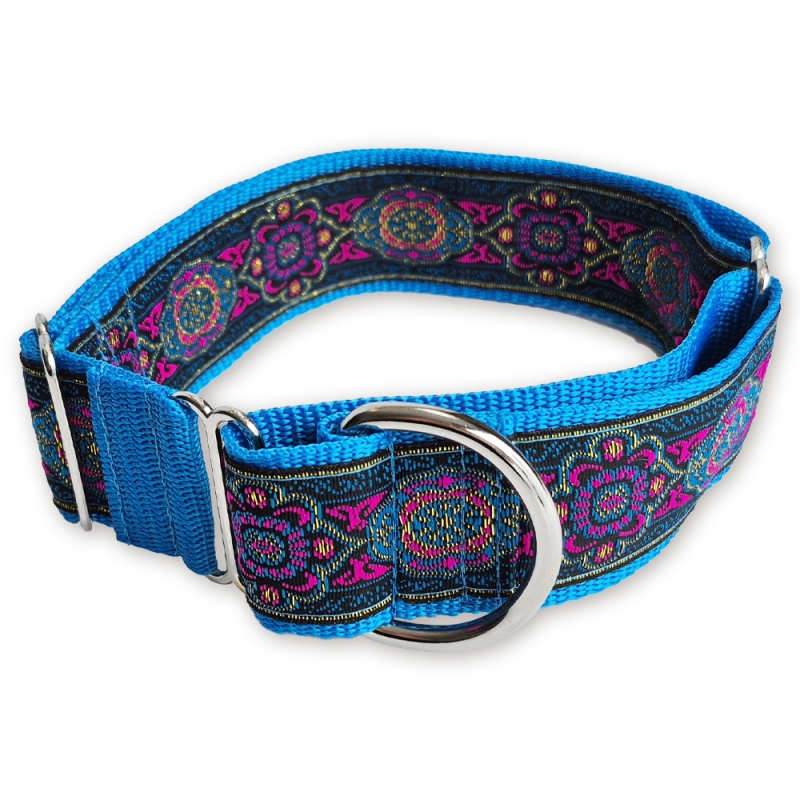 Martingale halsband - Medina Jewel Magenta - 4 cm Martingale halsband - Medina Jewel Magenta - 4 cm