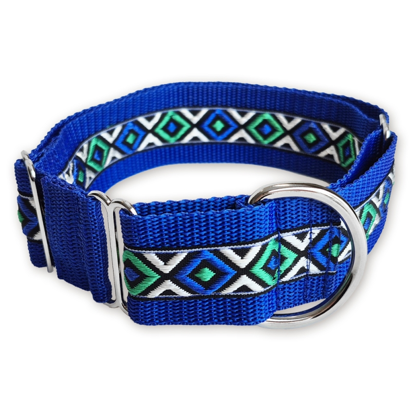 Martingale halsband - Vector Blue - 4 cm Martingale halsband - Vector Blue - 4 cm