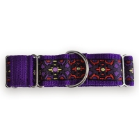 Martingale halsband - Mystic Purple - 4 cm