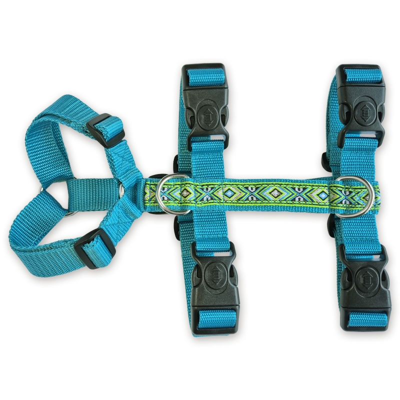 Veiligheidstuig Chevron Turquoise Veiligheidstuig Chevron Turquoise